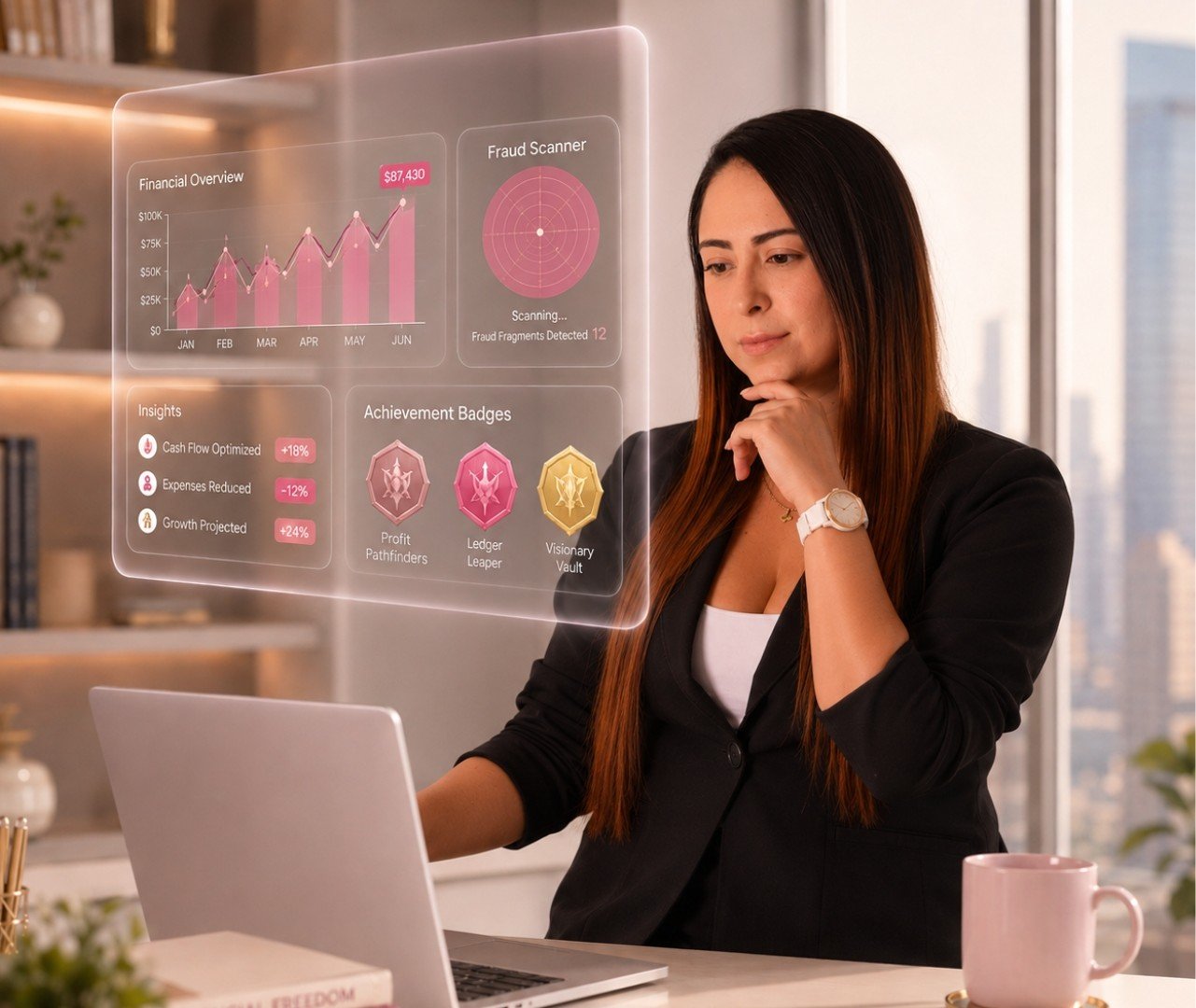 Laura Correales analizando métricas de campañas digitales